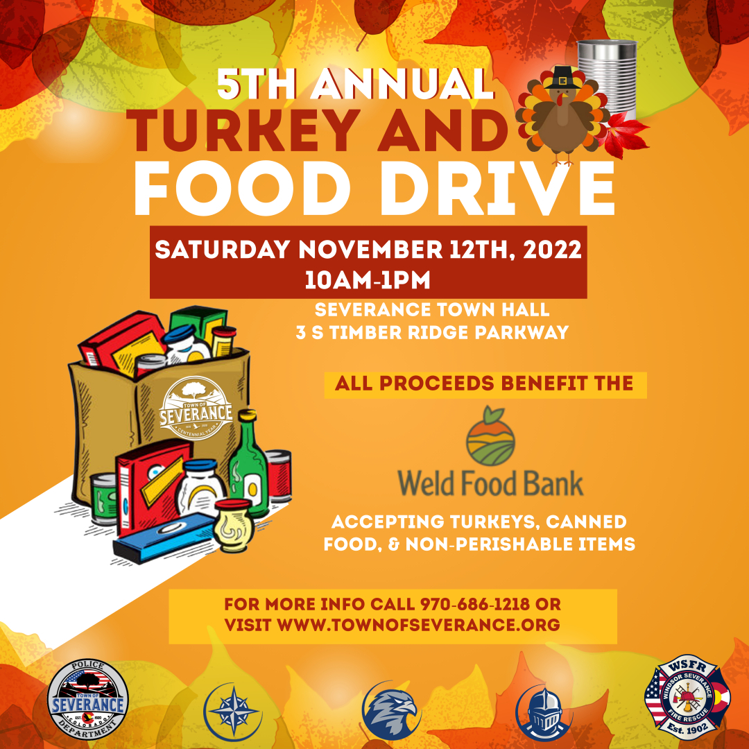 Town of Severance Turkey & Food Drive November 12, 2022 10-1 - Tailholt ...